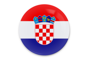 克罗地亚国旗矢量艺术