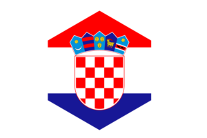 克罗地亚国旗六边形