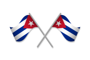 古巴国旗徽章矢量免费