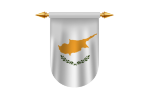 塞浦路斯国旗矢量图像