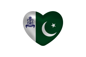 巴基斯坦海军司令旗心形