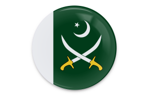 巴基斯坦陆军旗矢量艺术
