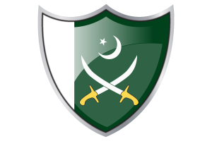 盾牌与巴基斯坦陆军旗帜