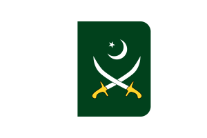 巴基斯坦陆军旗方形圆形