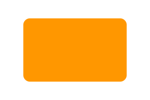 马拉塔帝国旗帜圆角矩形矢量插图