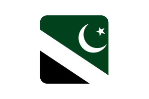 伊斯兰堡旗帜方形圆形