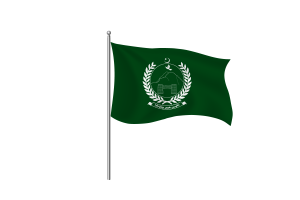 开伯尔-普赫图赫瓦省旗帜剪贴画