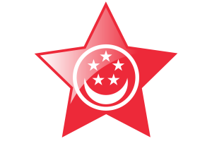 新加坡民船旗星图标