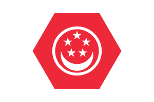 新加坡民船旗矢量免费 |SVG 和 PNG