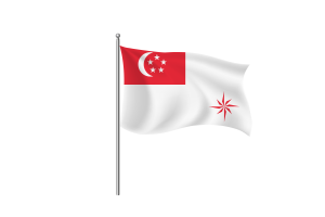 新加坡海军（法定比例） 旗帜剪贴画