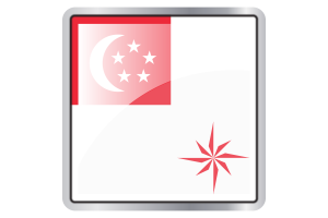 新加坡海军（法定比例） 旗帜广场图标