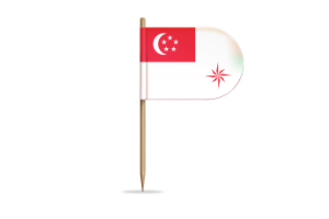 新加坡海军（法定比例）旗帜桌旗