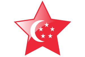 新加坡总统旗星图标