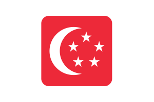 新加坡总统旗方形圆形