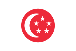 新加坡总统旗帜矢量免费下载