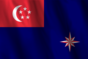 新加坡海防旗剪贴画