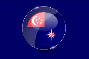 盾牌与新加坡政府船旗