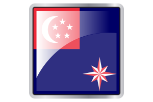 新加坡国家海军旗帜与中世纪加热器盾牌