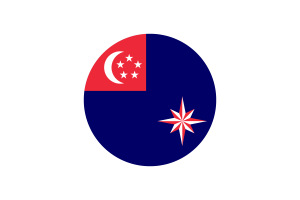 新加坡国家海军旗帜矢量免费下载