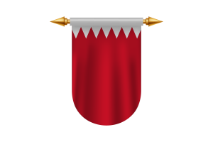 科威特苏拉米旗帜标志矢量图像