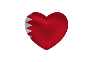 科威特 苏拉米 旗帜心形