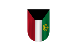 科威特埃米尔旗帜矢量免费下载的标准（SVG，PNG）