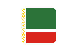 车臣共和国国旗方形圆形