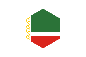 车臣共和国国旗六边形