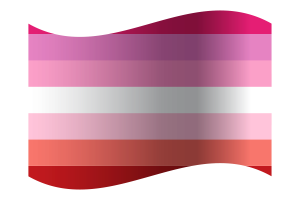 口红女同性恋旗帜