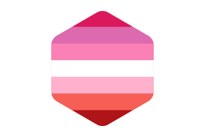 女同性恋旗帜 png