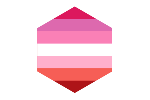 柔和的女同性恋旗帜