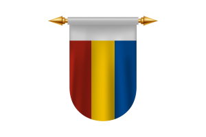 罗斯托夫旗帜标志矢量图像