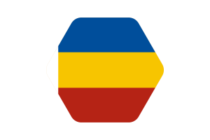 罗斯托夫旗帜插图六边形圆形