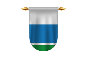 斯维尔德洛夫斯克旗帜矢量图像