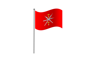 挥舞着图拉州旗帜