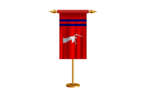 伏尔加格勒州礼仪旗帜矢量免费