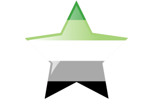 Aromentic无性恋无浪漫倾向人群旗星图标