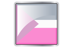 Coeosexual性取向人群旗帜广场图标