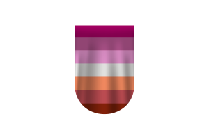 女同性恋Femme人群旗帜矢量免费下载（SVG，PNG）