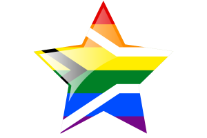 同性恋骄傲南非旗帜星图标