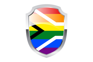 同性恋骄傲南非盾牌标志