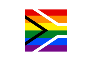 同性恋骄傲南非旗帜剪贴画