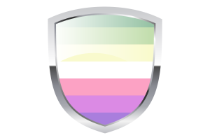 Genderfae性别流体群体剪贴画旗帜