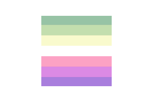 Genderfae性别流体群体旗帜剪贴画