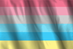 性别流动的旗帜
