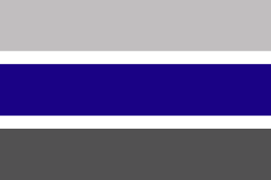 Greygender 灰色性别群体的旗帜