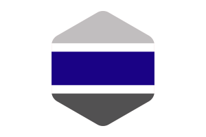Greygender 灰色性别群体旗帜六边形形状