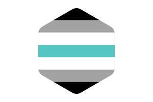 天秤座标志圆形六边形