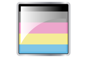 Polygender性别群体旗帜方图标
