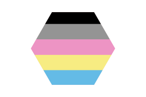 Polygender性别群体旗帜矢量免费 |SVG 和 PNG